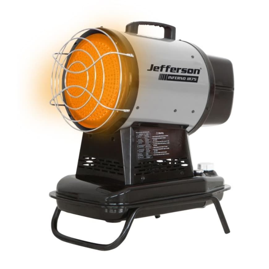 Jefferson iR75 infrared direct oil heater